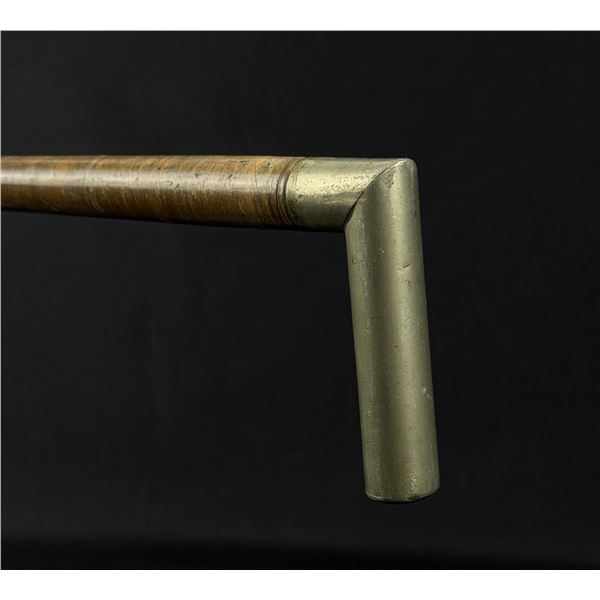 Antique Civil War Leather Plantation Cane