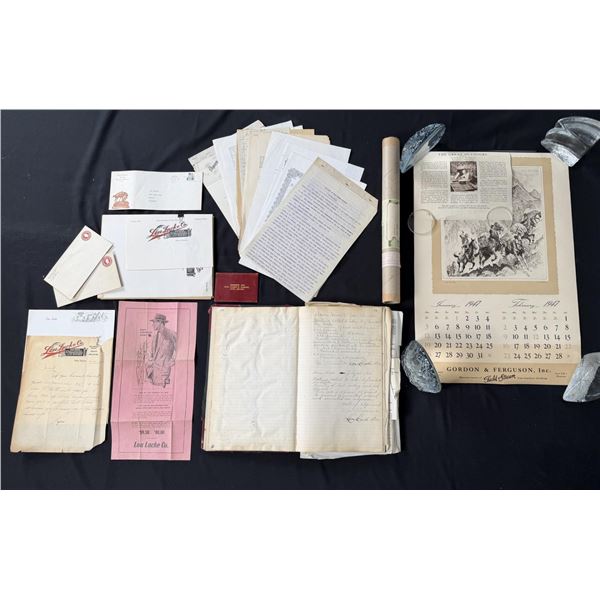 Large Collection of Montana Paper Ephemera