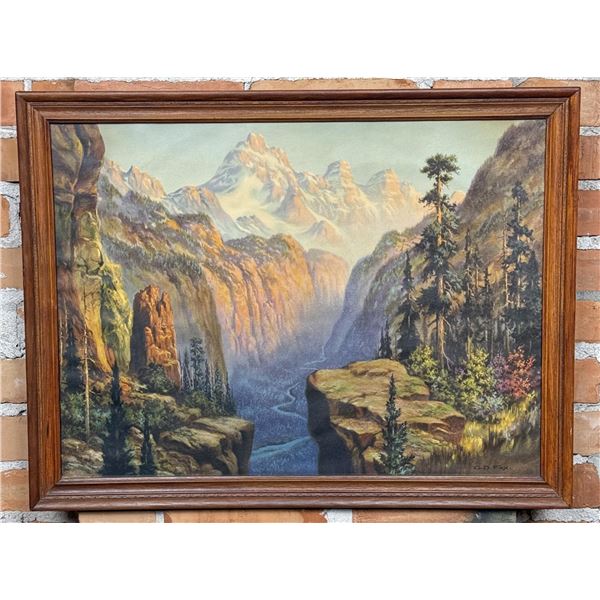 Garnet Bancroft Fox GB Fox Print