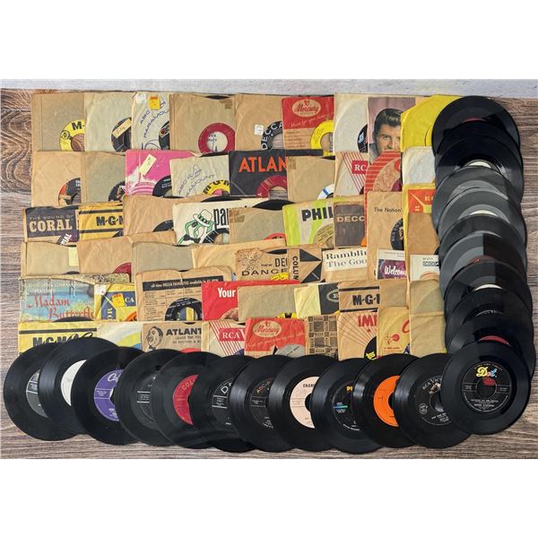 Collection of 45 LP Vinyl Records