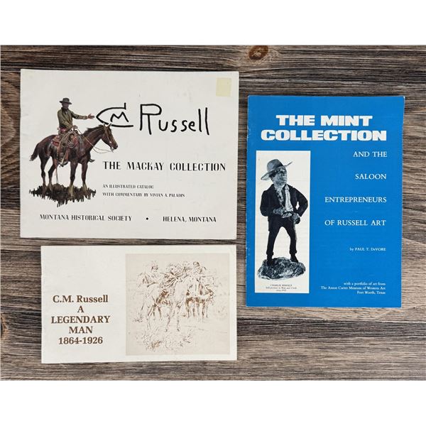 Charles M Russell Collector Books Catalogs