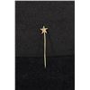 Image 2 : 10k Gold Seed Pearl Turquoise Stick Pin
