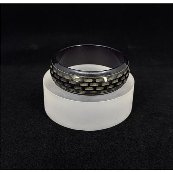 Carved Bakelite Bangle Bracelet