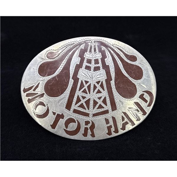 R&B Denver Colorado Oil Well Belt Buckle
