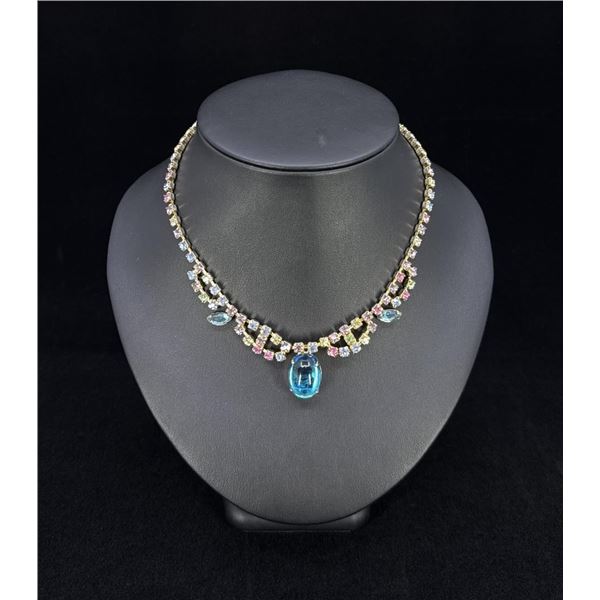 Rhinestone Costume Jewelry Necklace