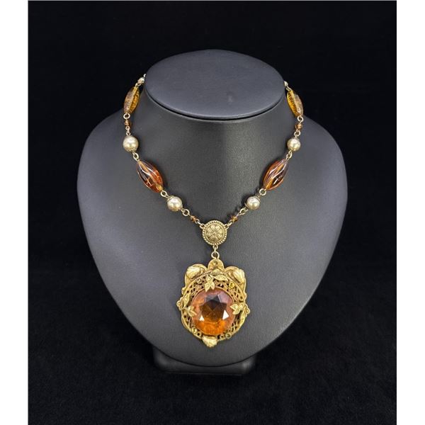 Victorian Costume Jewelry Necklace