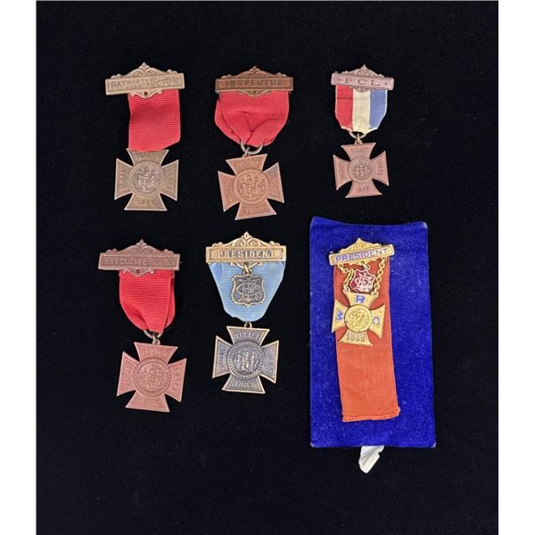 Women's Relief Corps Medals Badges
