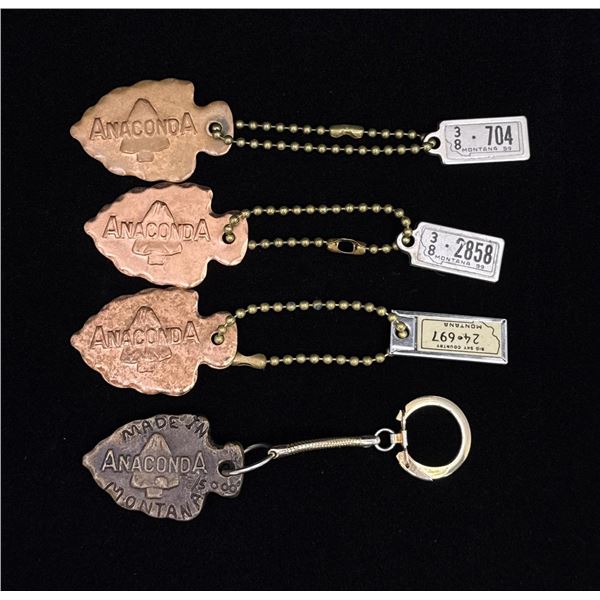 Anaconda Copper Mining Company Montana Keychains