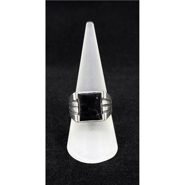 Sterling Silver Black Onyx Ring