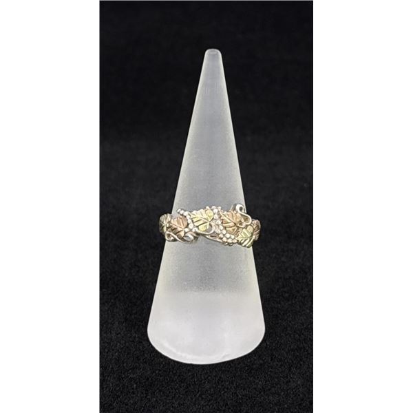 Landstroms Sterling Silver Black Hills Gold Ring