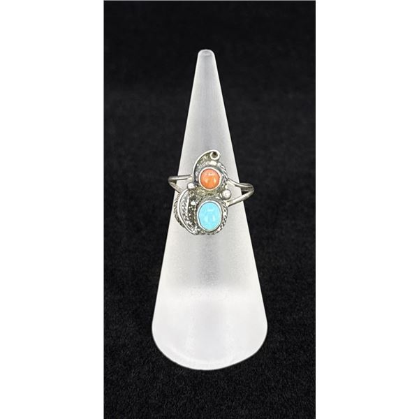 Navajo Sterling Silver Turquoise Ring