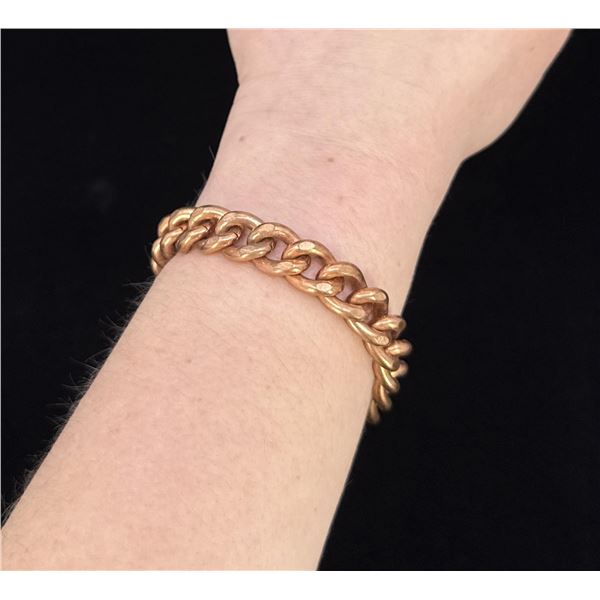 Copper Cuban Link Bracelet