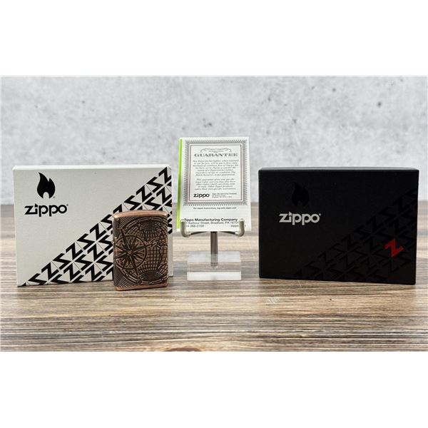 Zippo World Map Design Lighter 29853