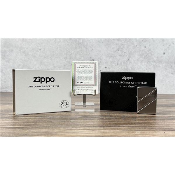 2016 Zippo Armor Facet Limited Edition Lighter