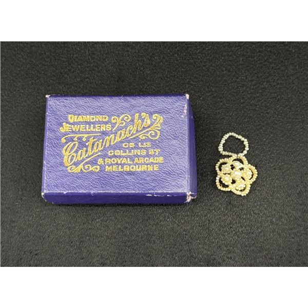 Victorian Seed Pearl Charm