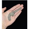 Image 1 : Sterling Silver Hand Cast Revolver Pistol Brooch