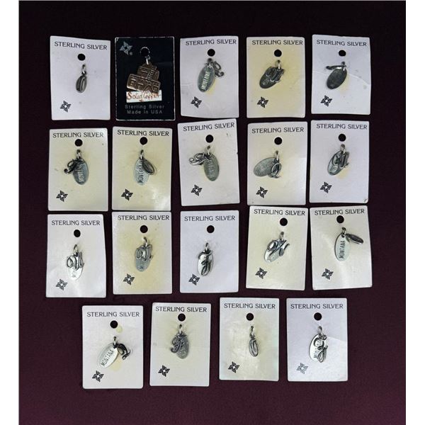 Collection of Montana Sterling Silver Charms