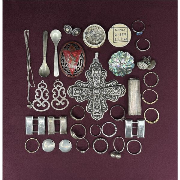 Collection of Sterling Silver Jewelry