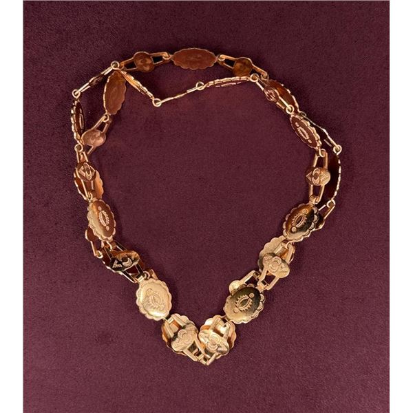 Copper Trading Post Concho Belt