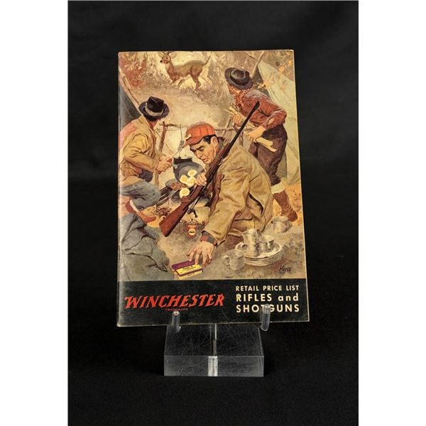 1958 Winchester Retail Prices List Catalog