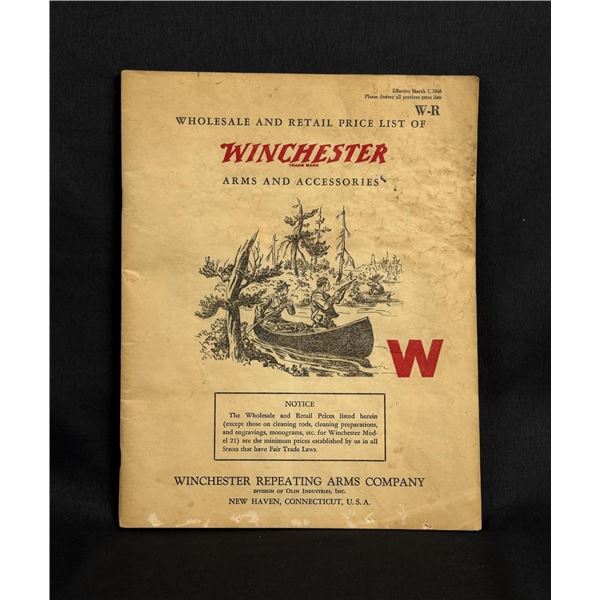 1946 Winchester Wholesale and Retail Price Booklet