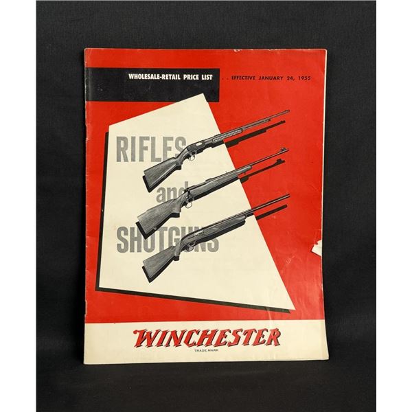 1955 Winchester Wholesale and Retail Price List