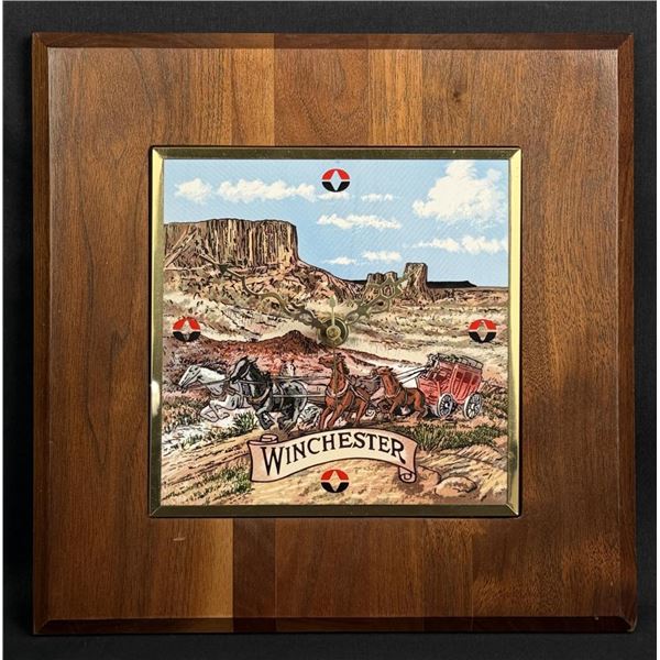 Winchester Firearms Stagecoach Wall Clock