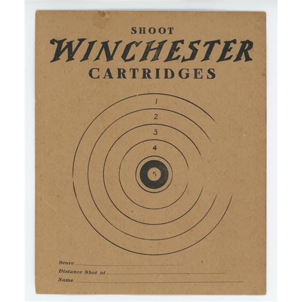 1914 Winchester Advertising Range Target