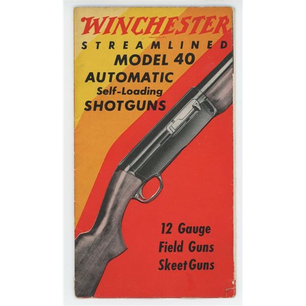 1940 Winchester Model 40 Introduction Brochure