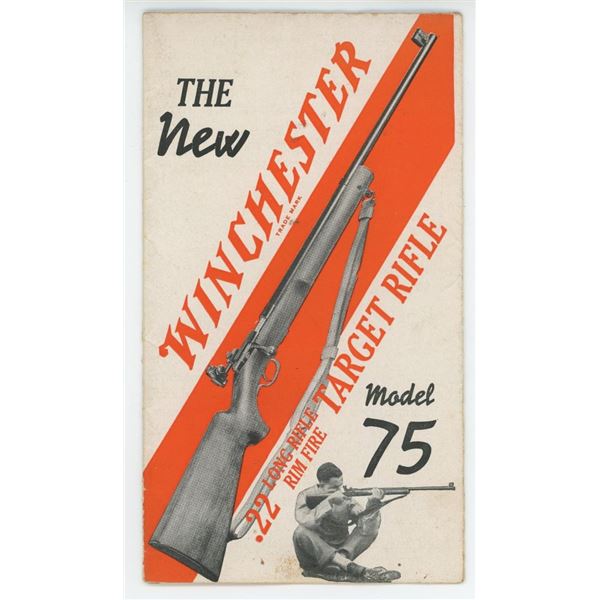 Winchester Model 75 .22 Target Rifle Brochure