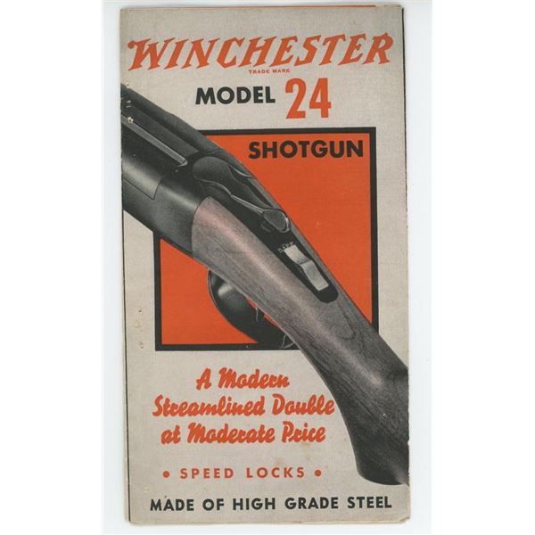 Winchester Model 24 Shotgun Brochure