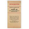 Image 1 : Winchester Instructions for Model 61 Brochure