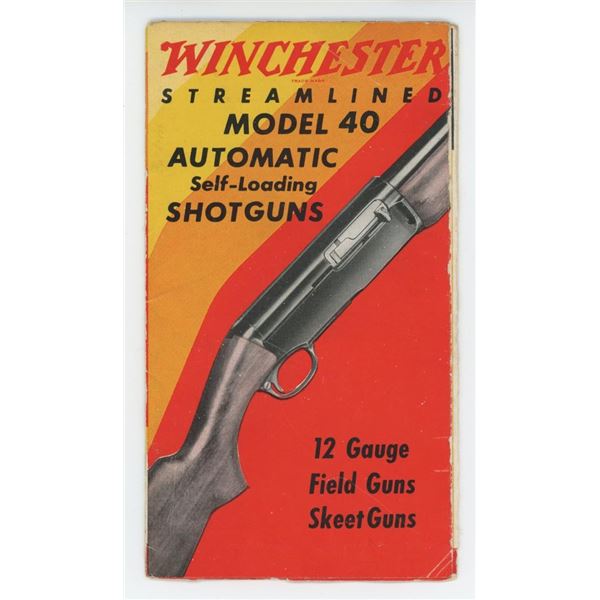 1940 Winchester Model 40 Introduction Brochure
