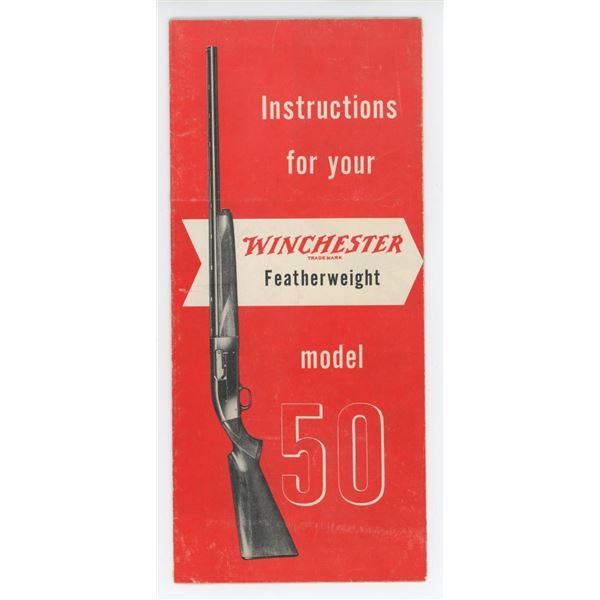 Winchester Model 50 Instruction Manual