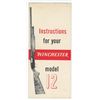 Image 1 : Winchester Model 12 Instruction Manual Brochure