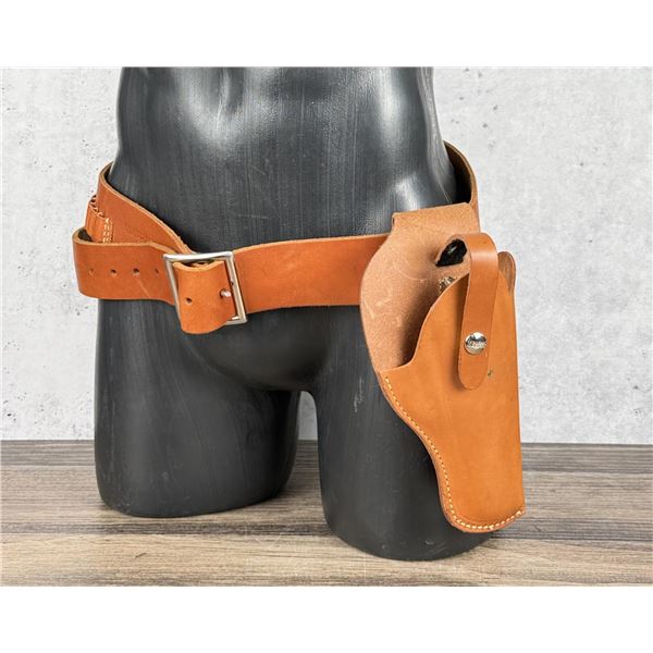 Hunter Leather Gunfighter Ammo Belt Gun Rig