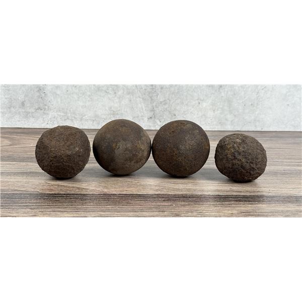 Antique Iron Montana Indian Wars Cannonballs