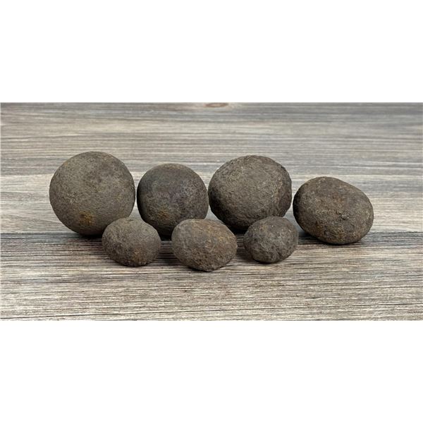 Antique Iron Montana Indian Wars Cannonballs