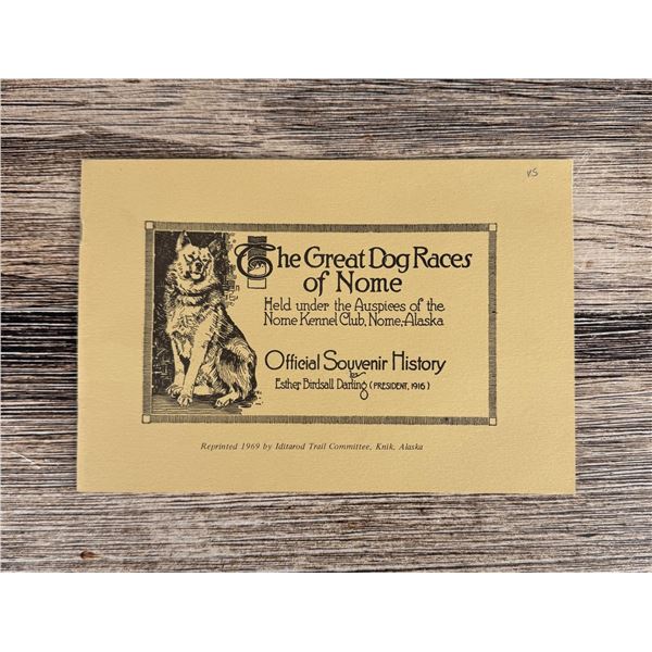 The Great Dog Races of Nome