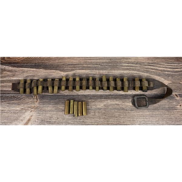 Indian Wars Brass Shotgun Shell Belt