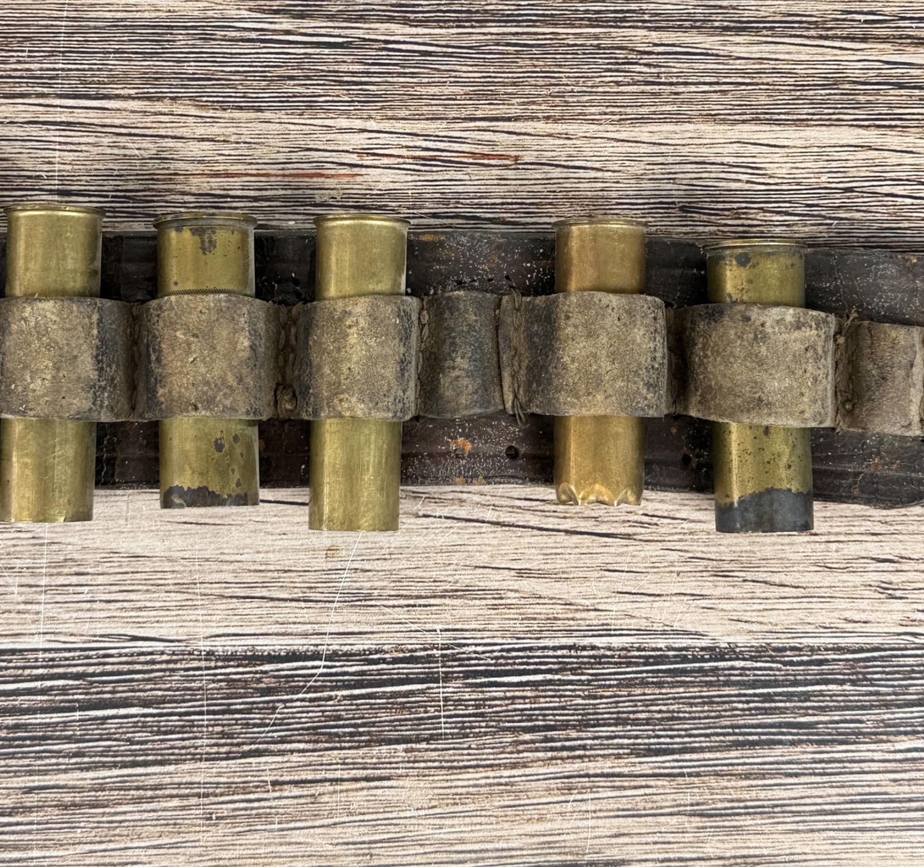 Indian Wars Brass Shotgun Shell Belt