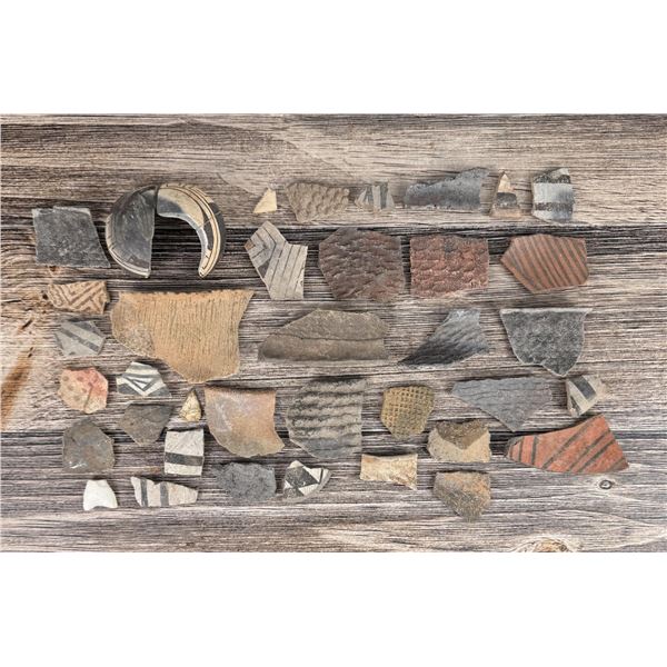 Collection of Ancient Pueblo Pottery Shards