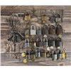 Image 1 : Collection of Antique Padlocks Skeleton Keys