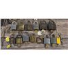 Image 6 : Collection of Antique Padlocks Skeleton Keys