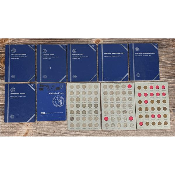 Collection of Nickels and Pennies