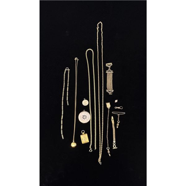 Collection of Gold Filled Victorian Jewelry