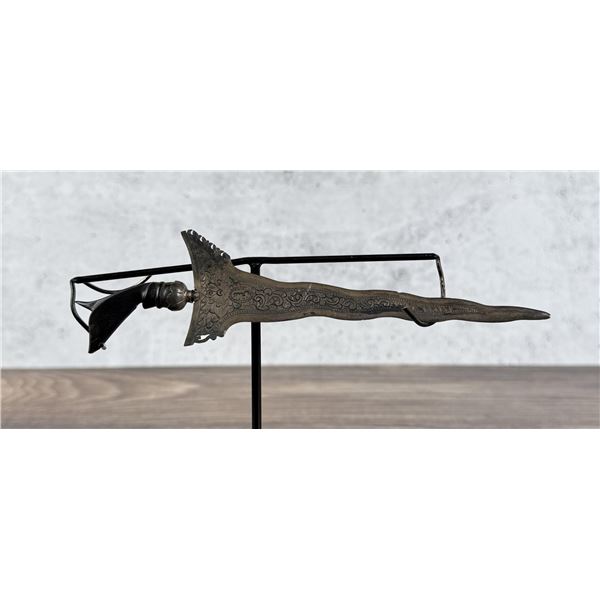 Miniature Javanese Indonesian Keris Kris Dagger