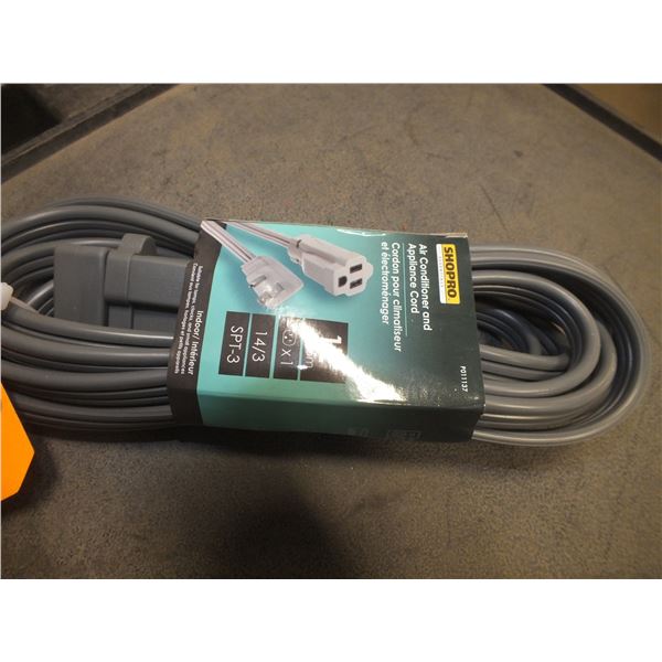 Shopro Appliance / Air Conditioner 12ft Extension Cord