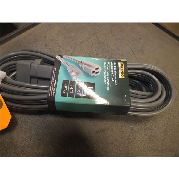 Shopro Appliance / Air Conditioner 12ft Extension Cord
