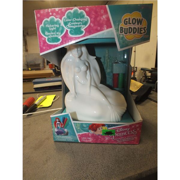 Disney Little Mermaid Color Me Glow Buddy Night Light